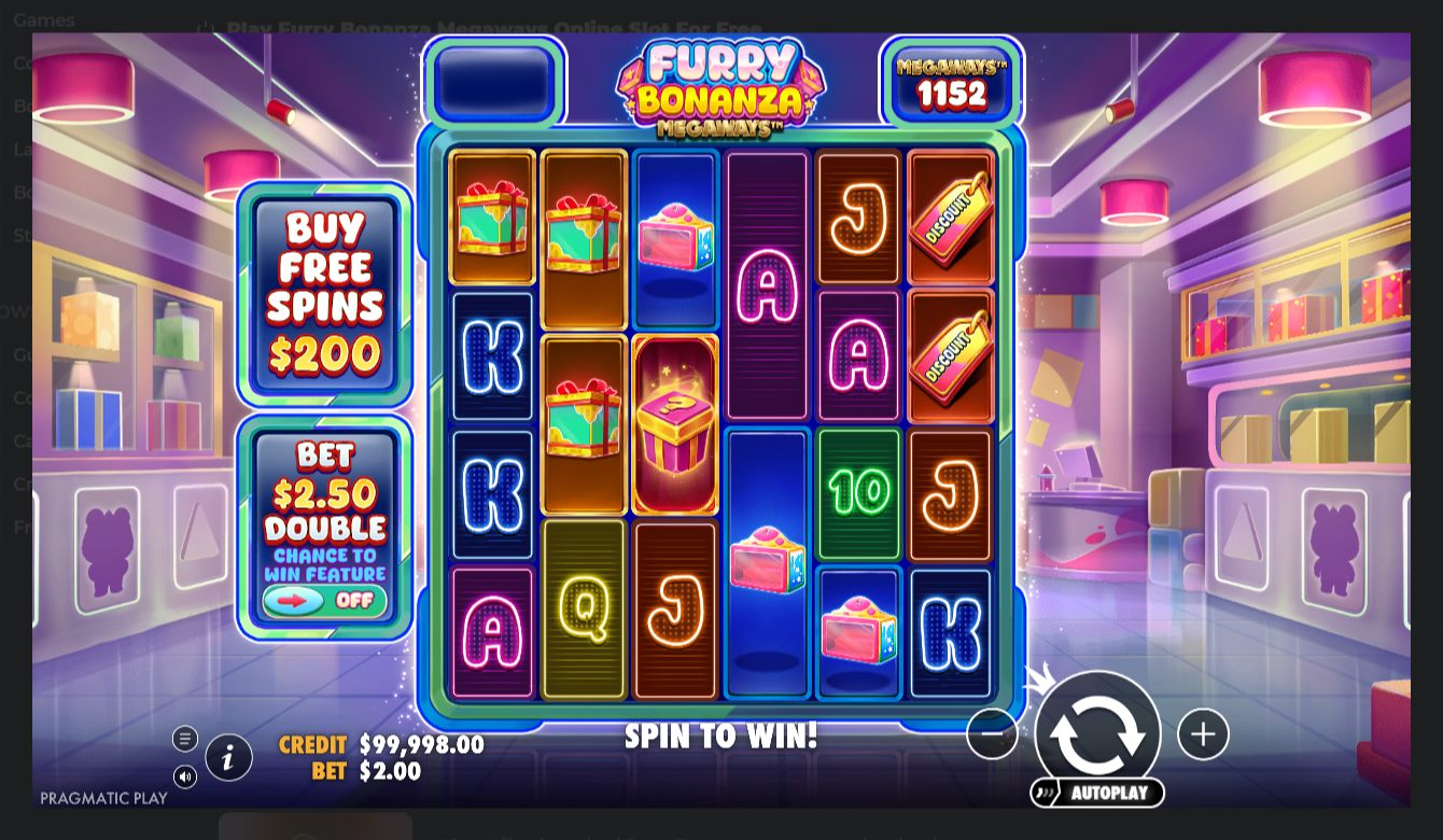 Furry Bonanza Megaways (Pragmatic Play)